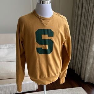 Champion Reserve heavy weight Michigan State  Men's Gold sweatshirt.